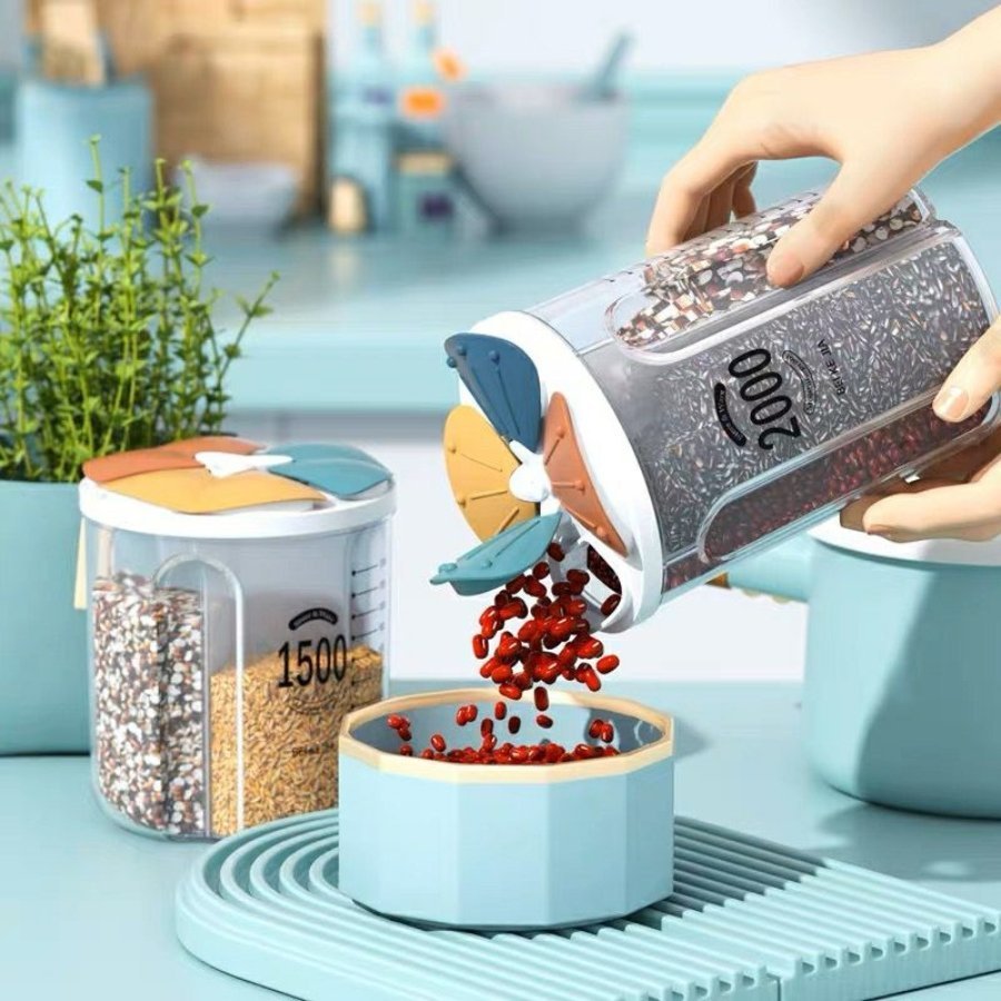 4 Section Container 2000 ML