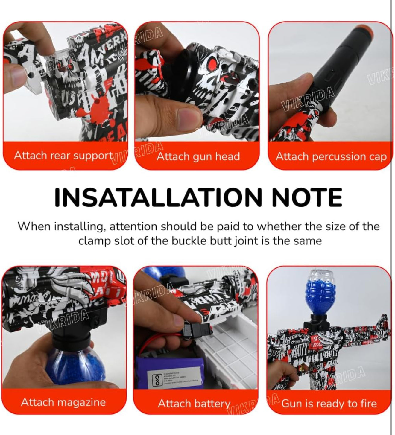 Electric M416 Small Balls Blaster Gun with 5000 Small Balls