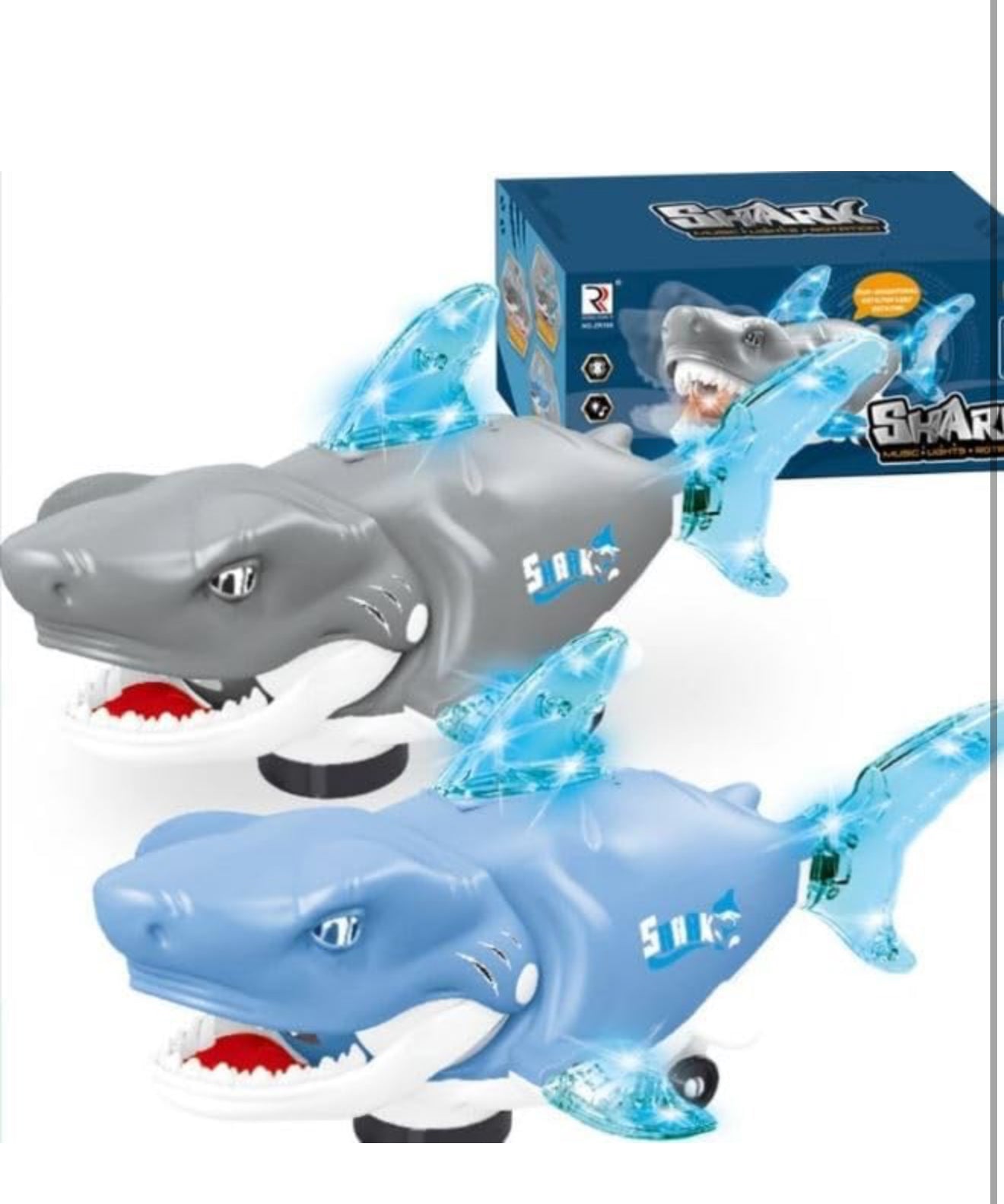 Musical Shark Toy With Light