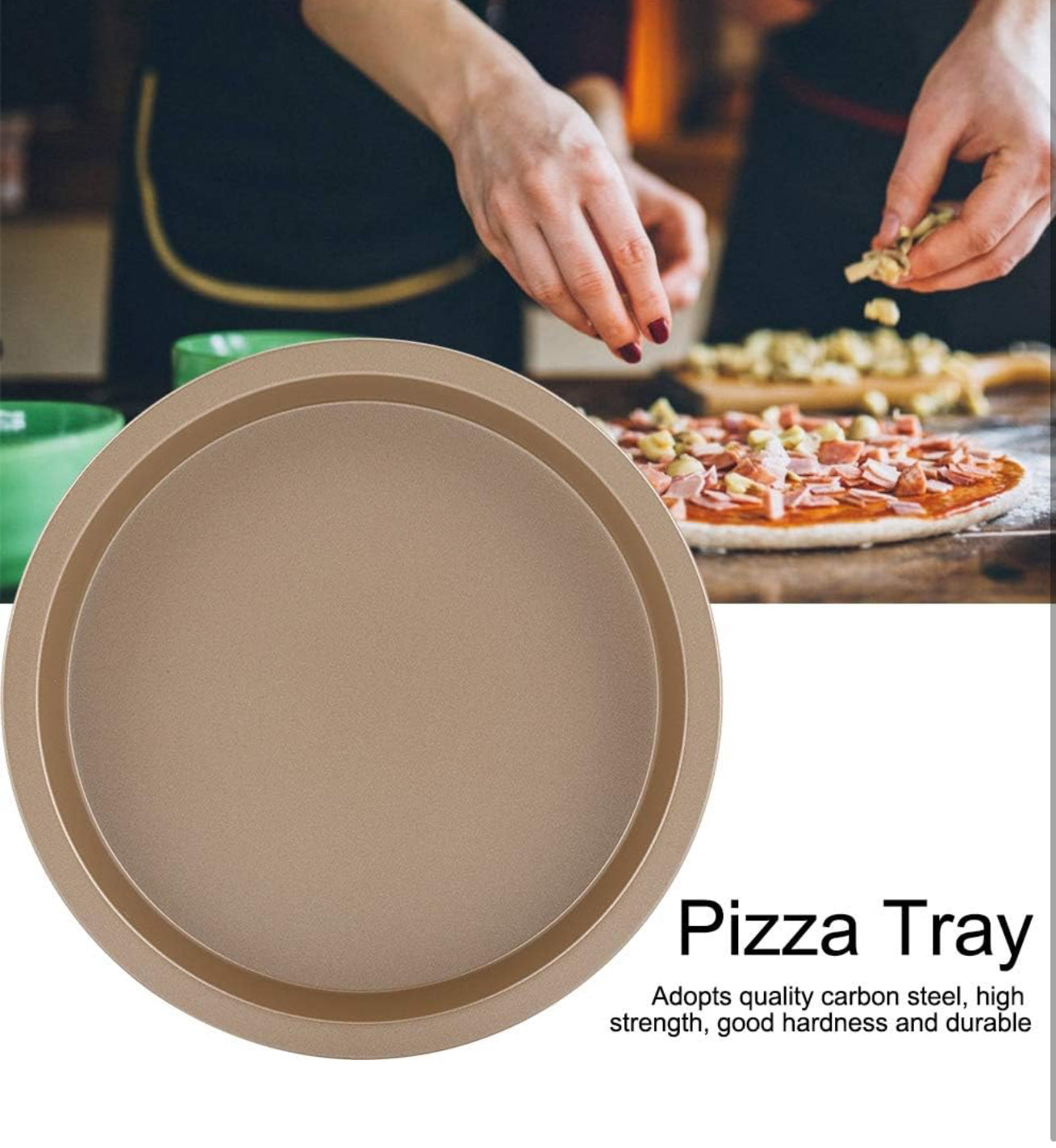 Non-Stick Coating Pan, Pizza Tray,