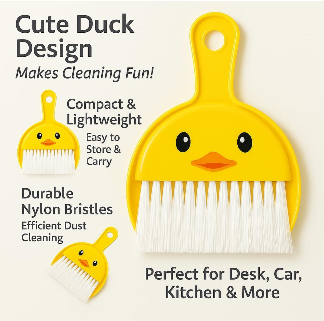 Mini Dustpan Brush