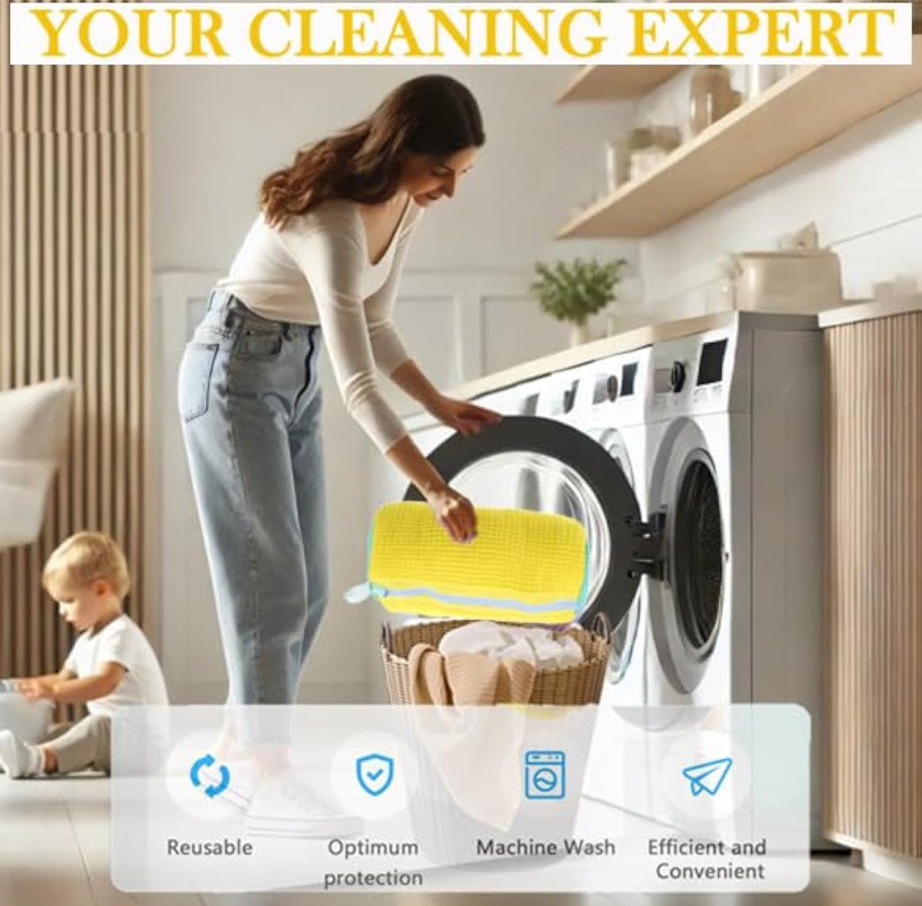 Shoe Washing Machine Bag