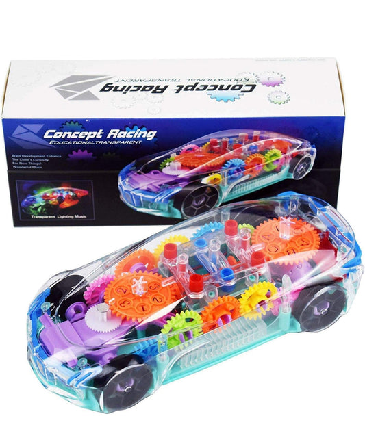 Transparent Concept car 3D Super Car Toy