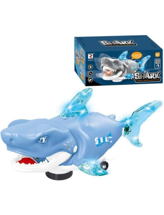 Musical Shark Toy With Light
