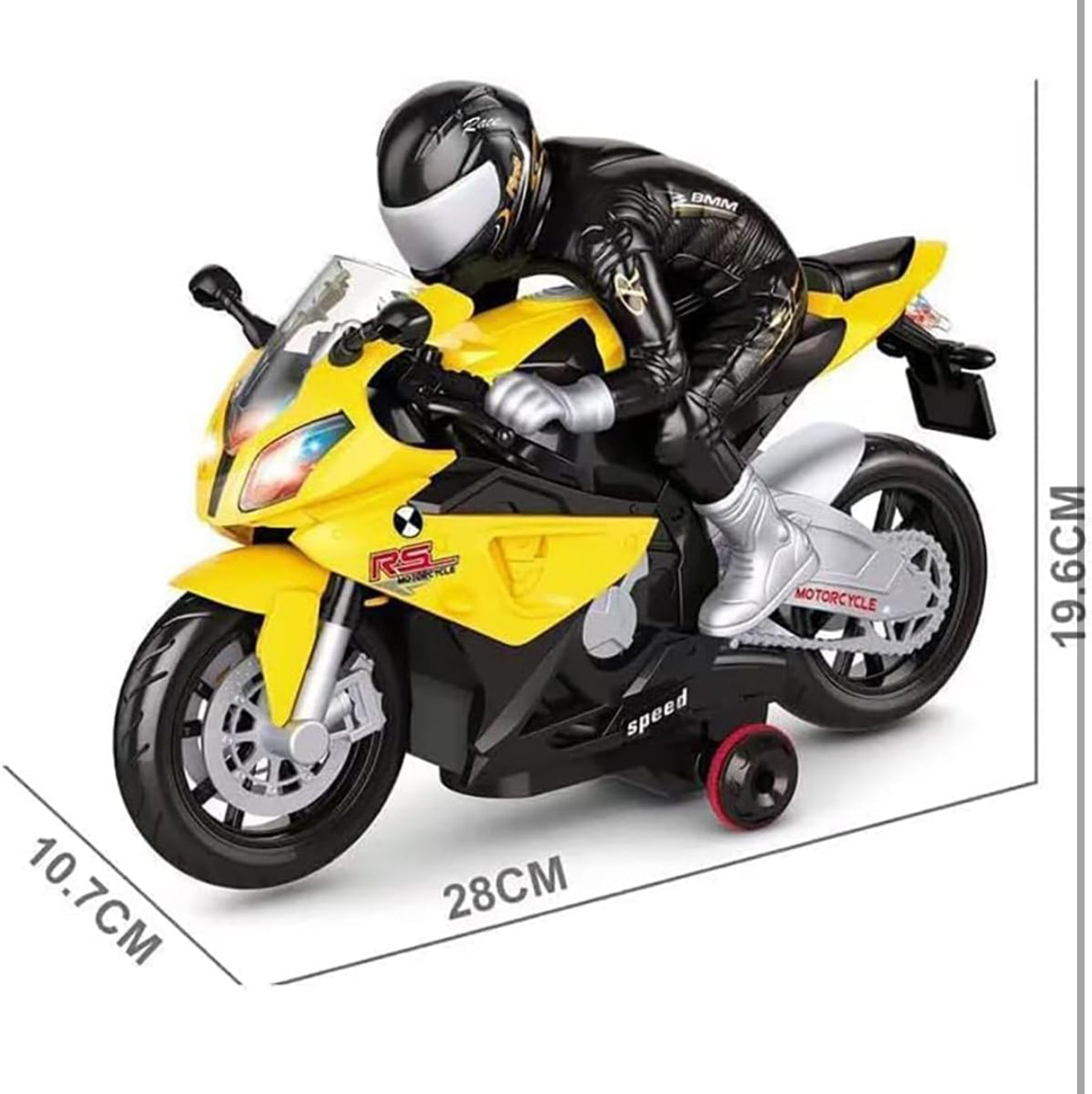 Remote Control Motorcycle Toy, High-Speed Racing