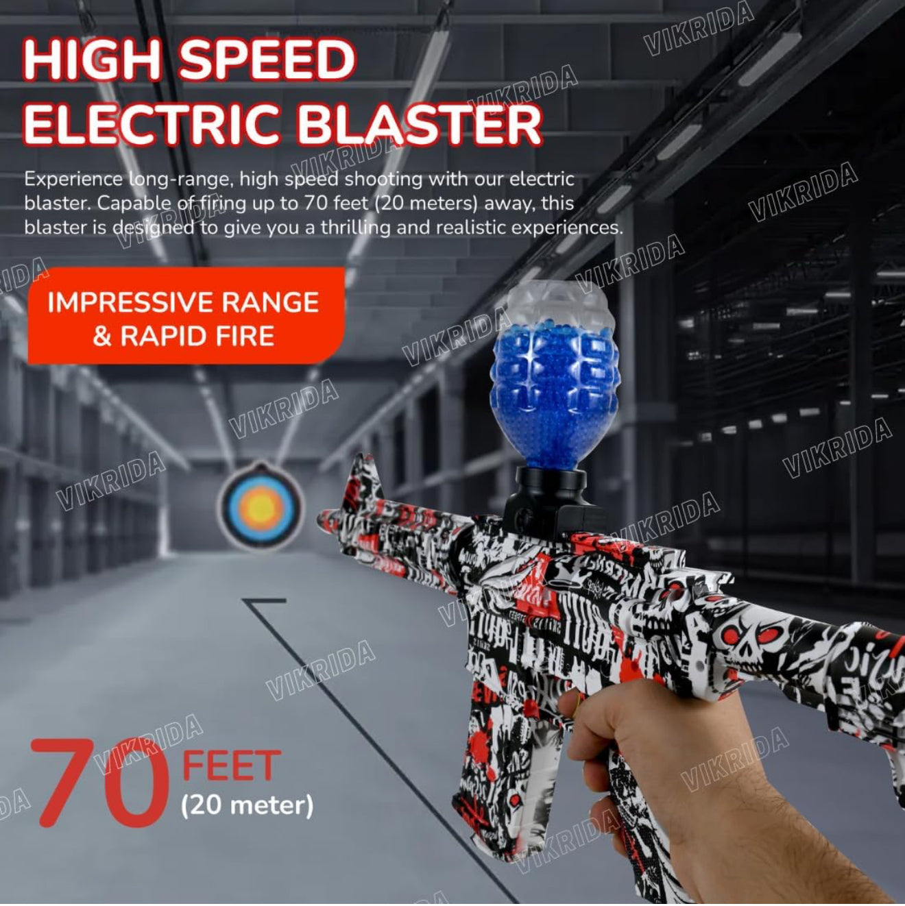 Electric M416 Small Balls Blaster Gun with 5000 Small Balls