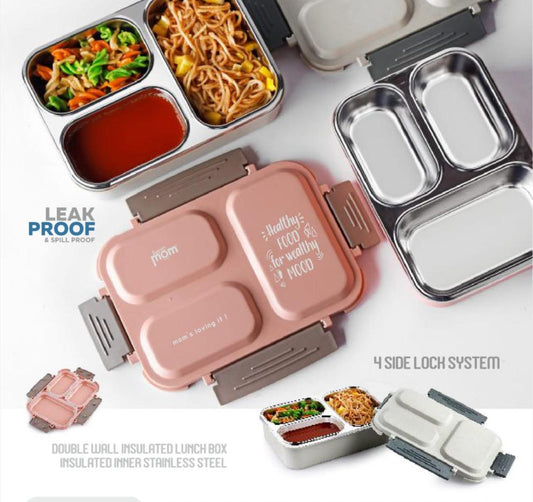 Insulated Lunch Box 3 Partition