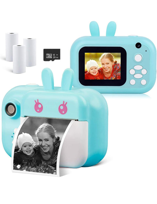24MP Digital Mini Instant Photo Printer Camera with Print Paper