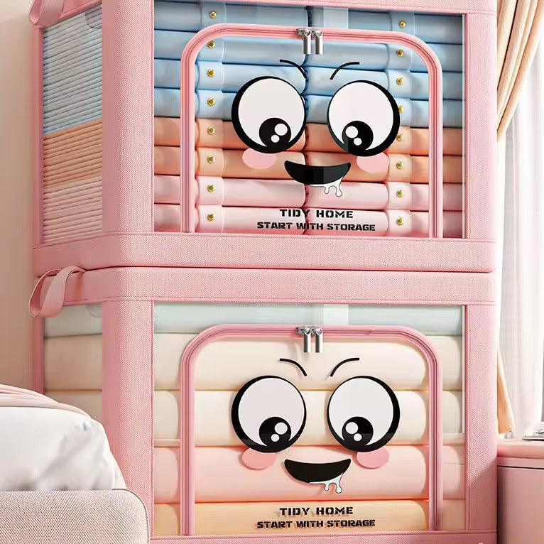 Cartoon Print Saree Organizer 100 Liters