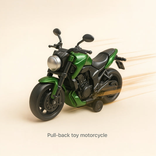 Pull Back Motor Bike Toy