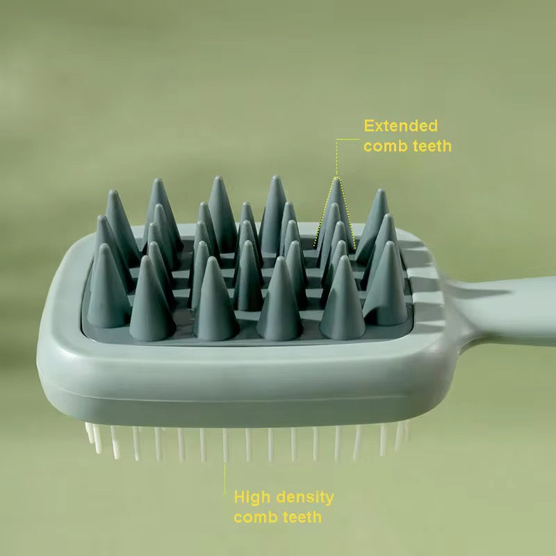 Double Sided Hair Comb With Massager