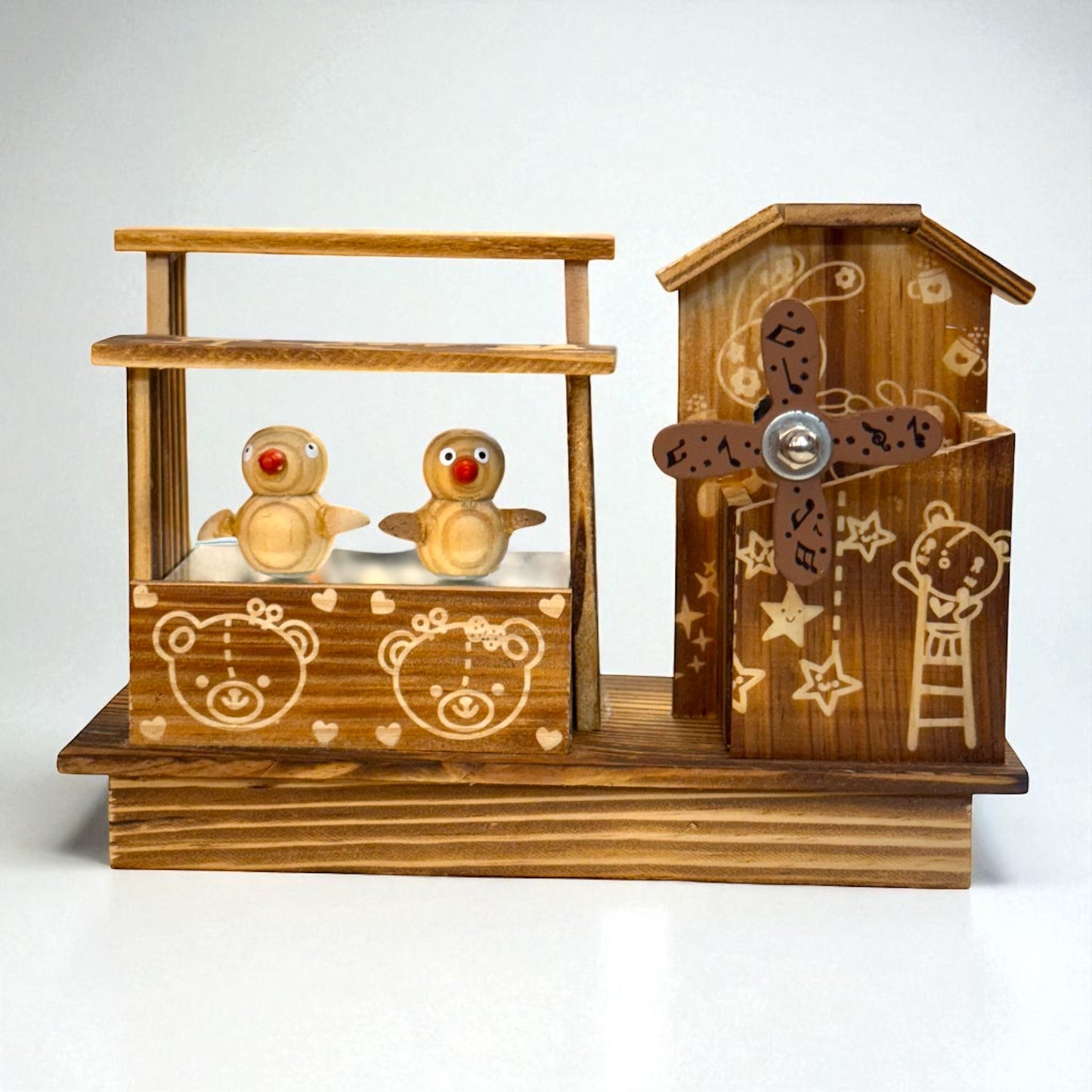 Pine Wood Decorative Dancing Dolls