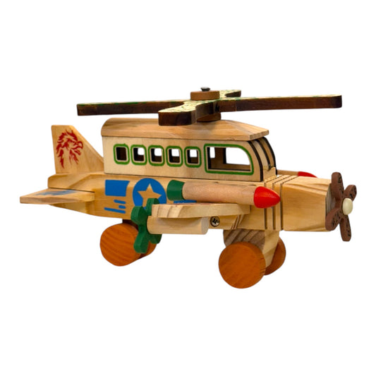 Wooden Helicopter Toy