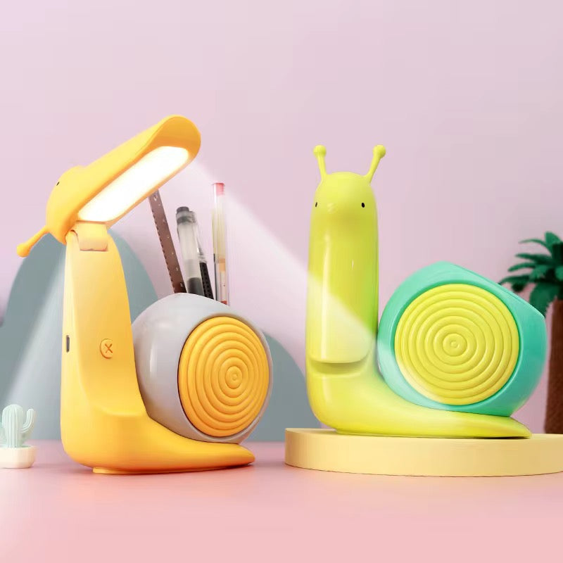 LED Rechargeable Table Lamp With Pen Holder