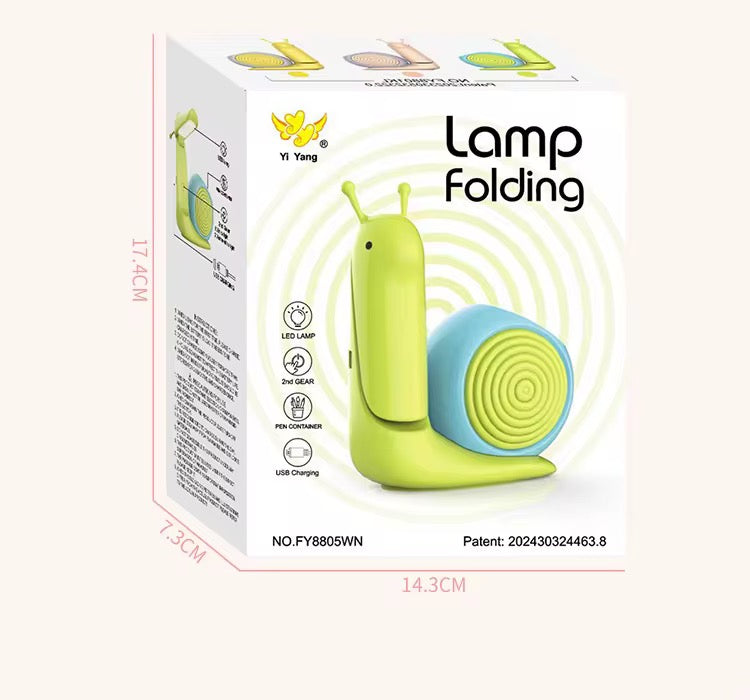 LED Rechargeable Table Lamp With Pen Holder