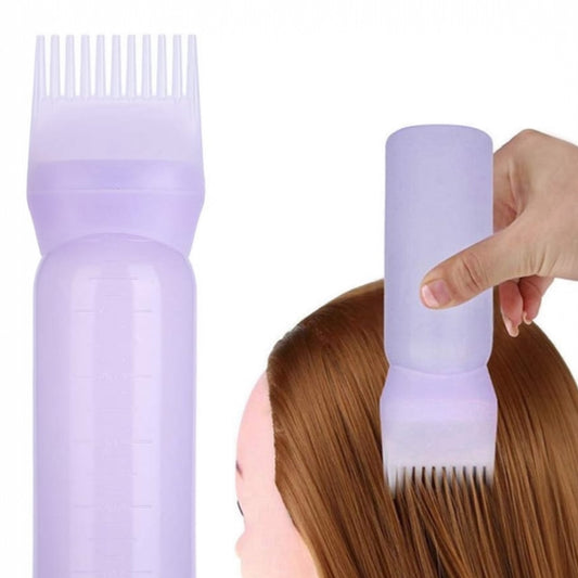 Hair Dye Bottle With Comb