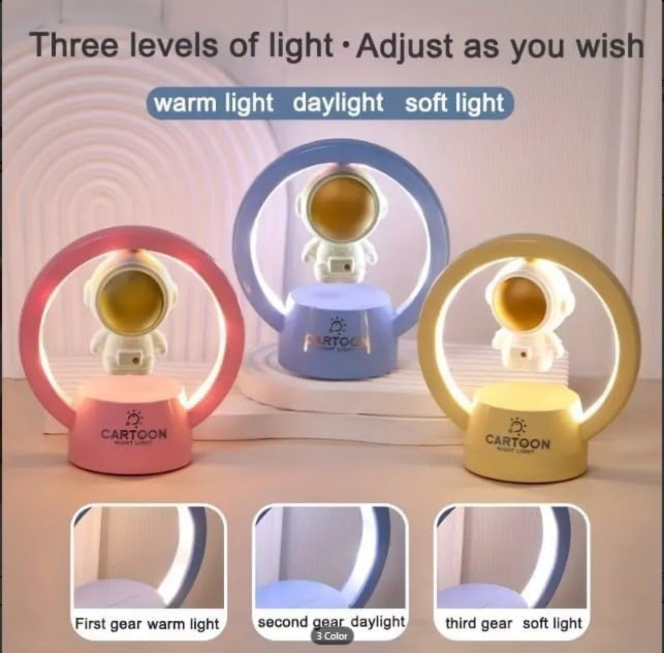 Astronaut Table Lamp | Magnetic Attachment