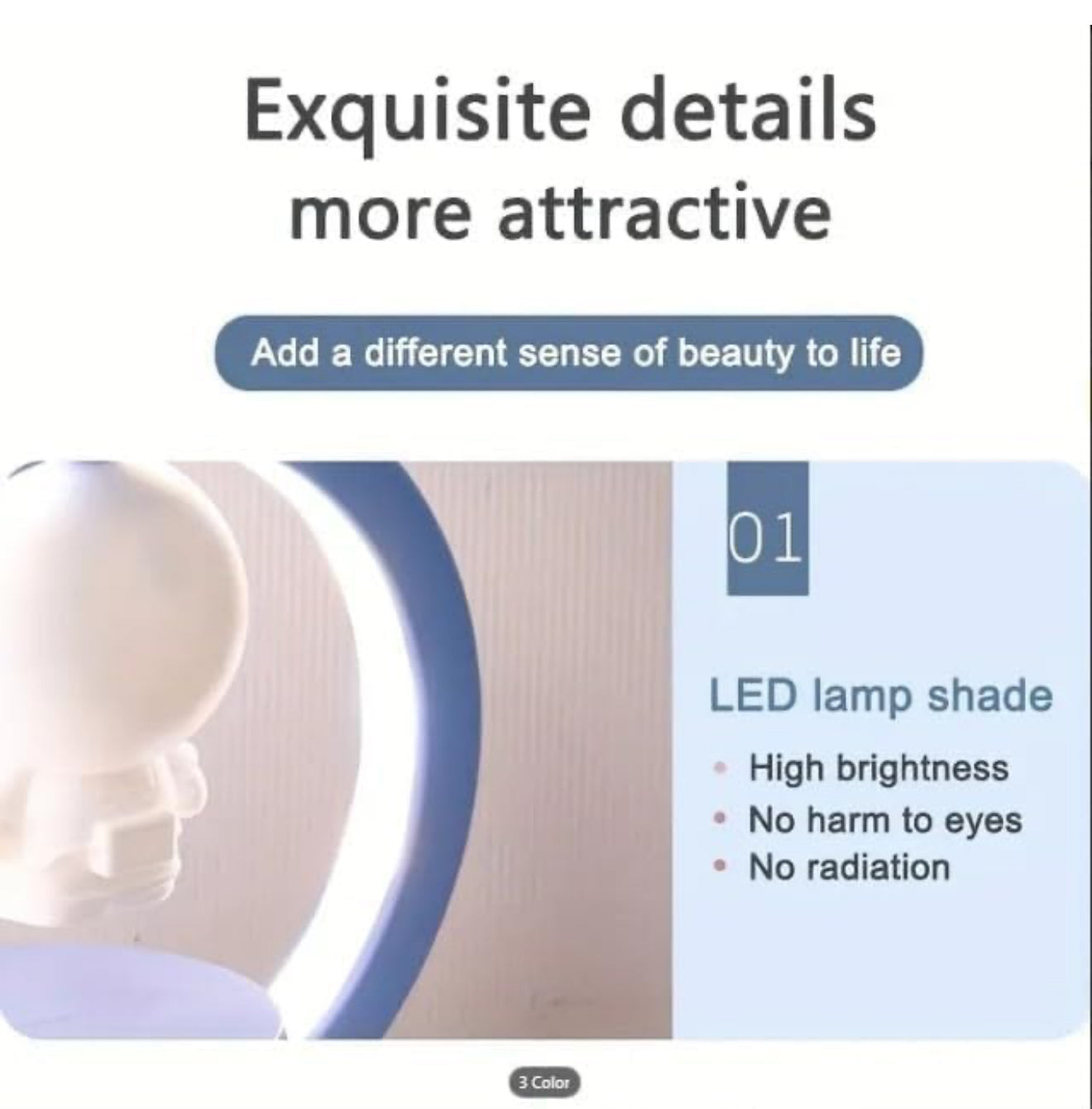 Astronaut Table Lamp | Magnetic Attachment