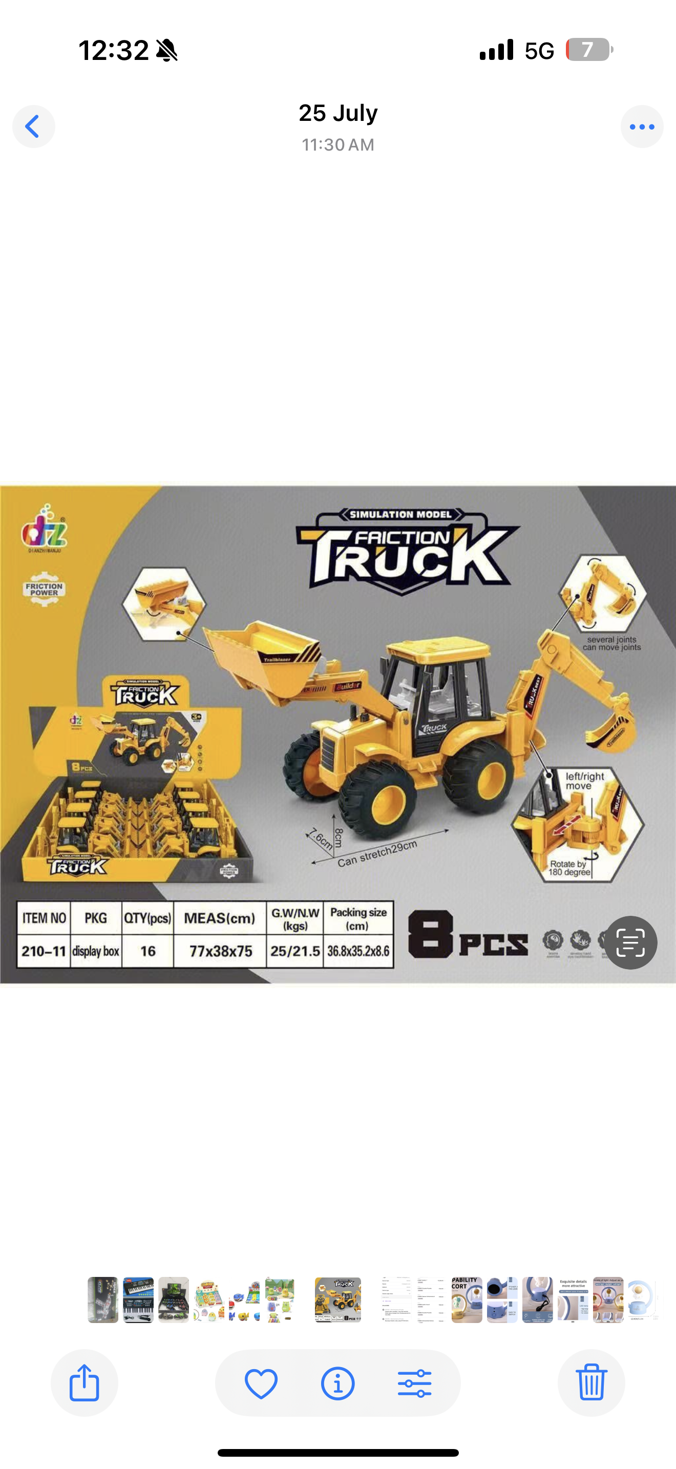 JCB Friction Truck