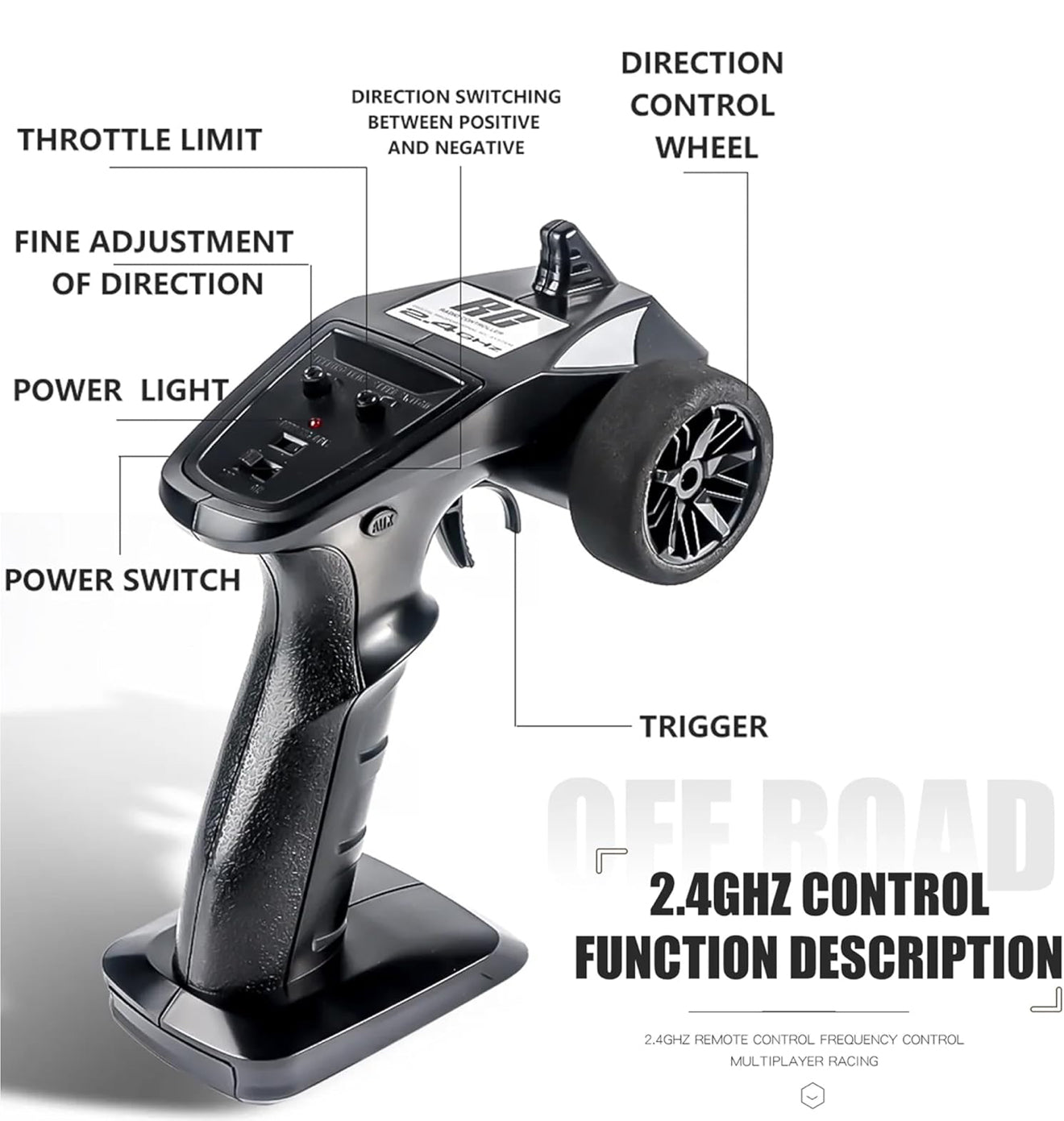 Remote Control Car, 4WD 75KM/H High Speed RC Truck