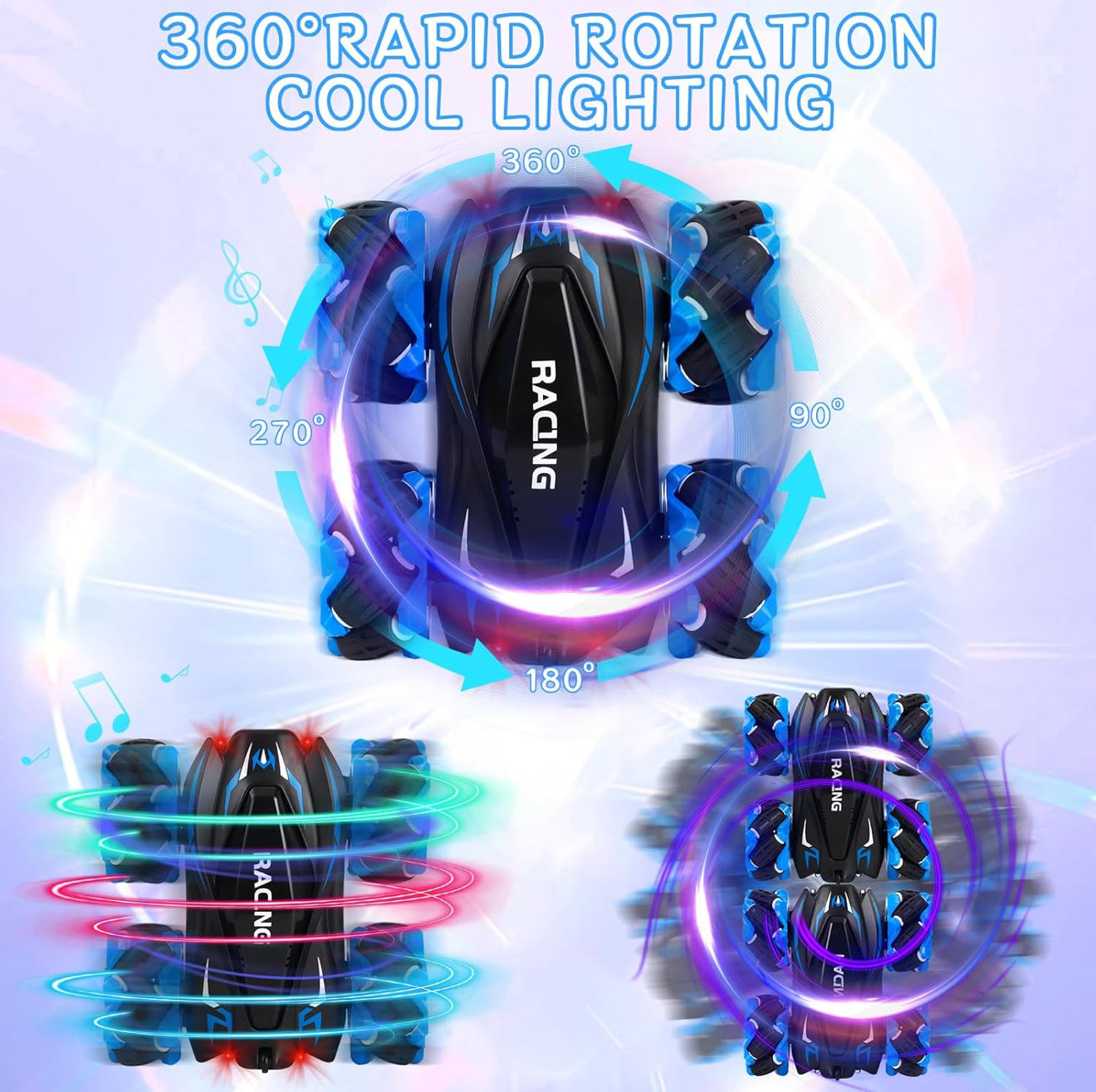 Remote Control Stunt Car, 4 Wheel Drive 2.4GHz