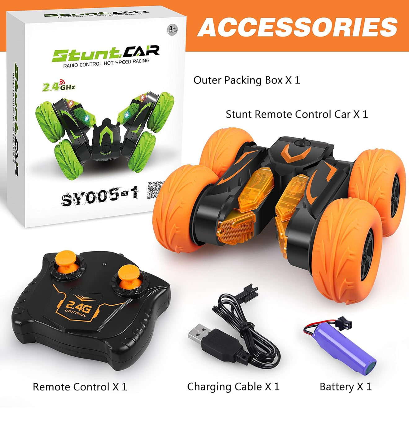 Remote Control Car,Double-Sided Rotation 360 Degree