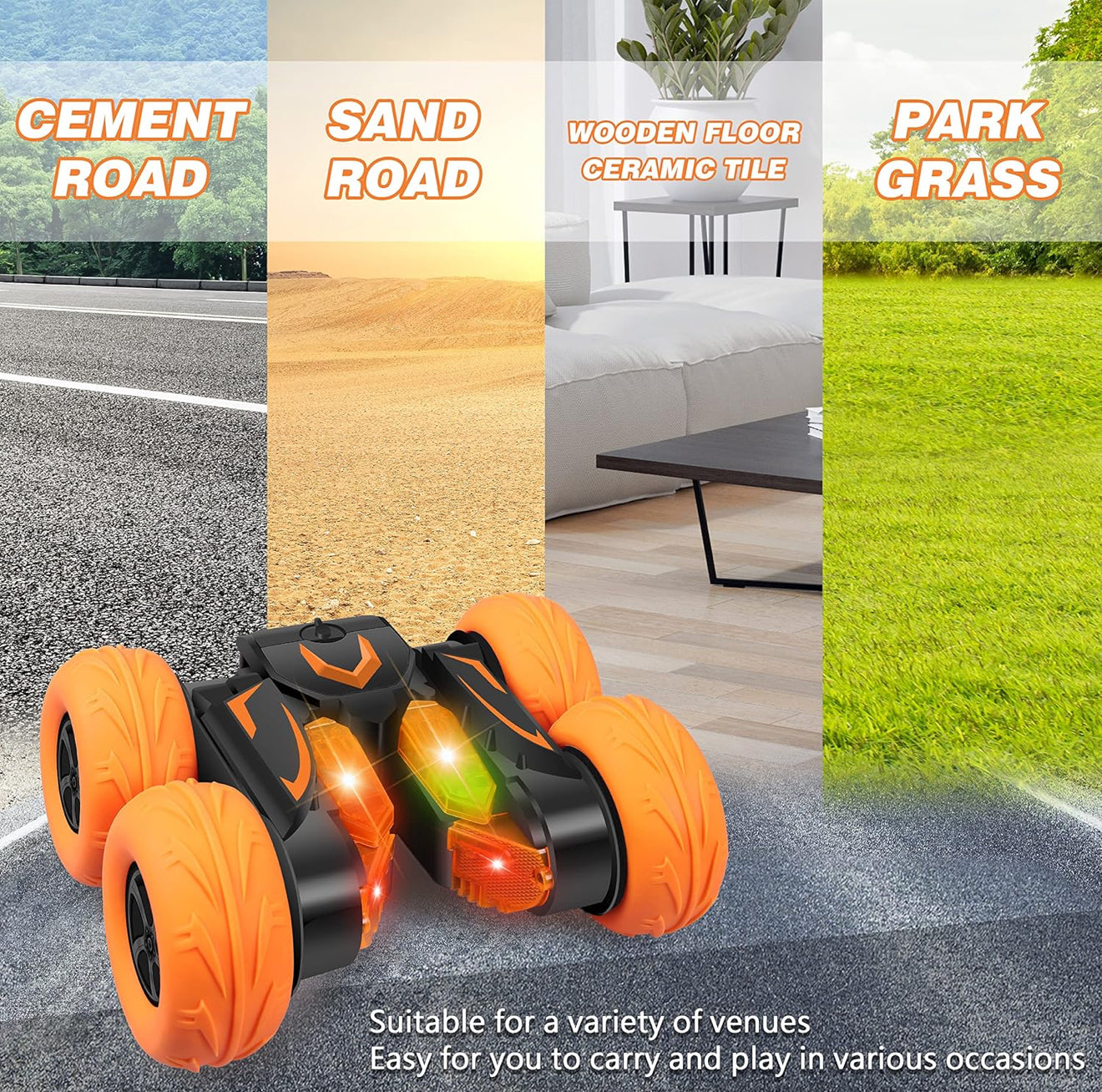 Remote Control Car,Double-Sided Rotation 360 Degree