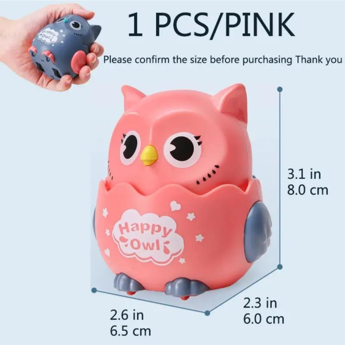 Press & Go Owl Toy