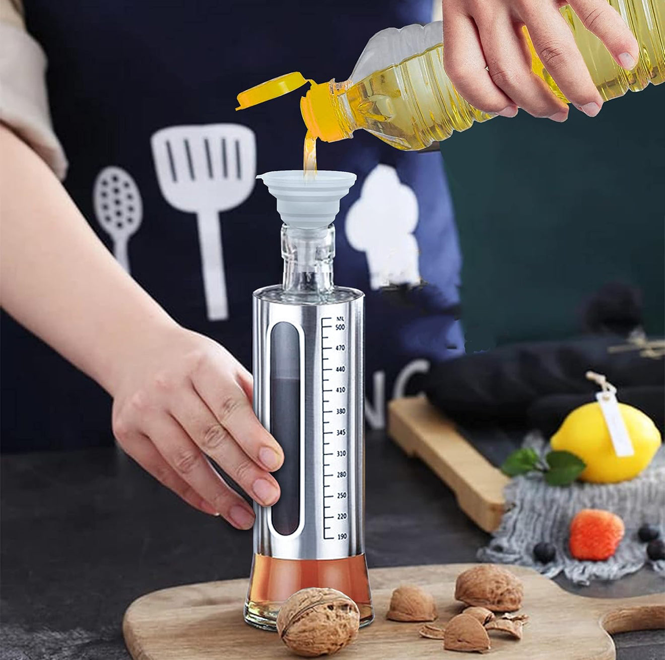 Stainless Steel Oil Dispenser 500ML