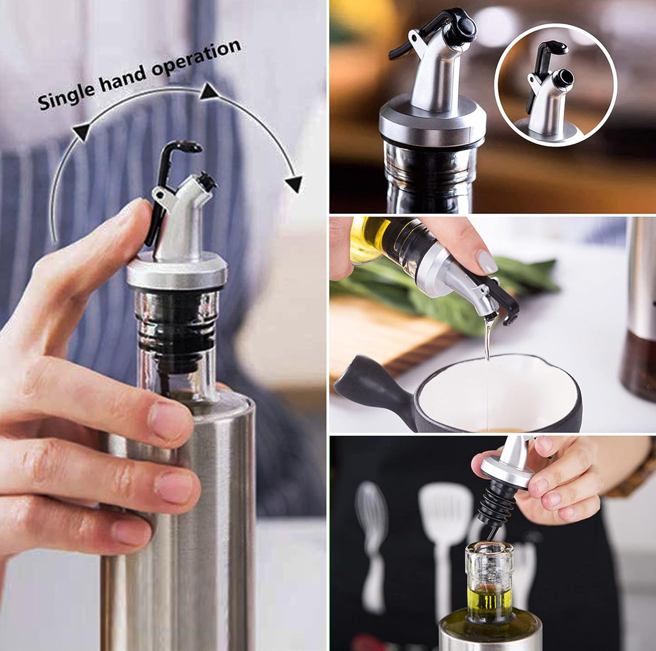 Stainless Steel Oil Dispenser 500ML