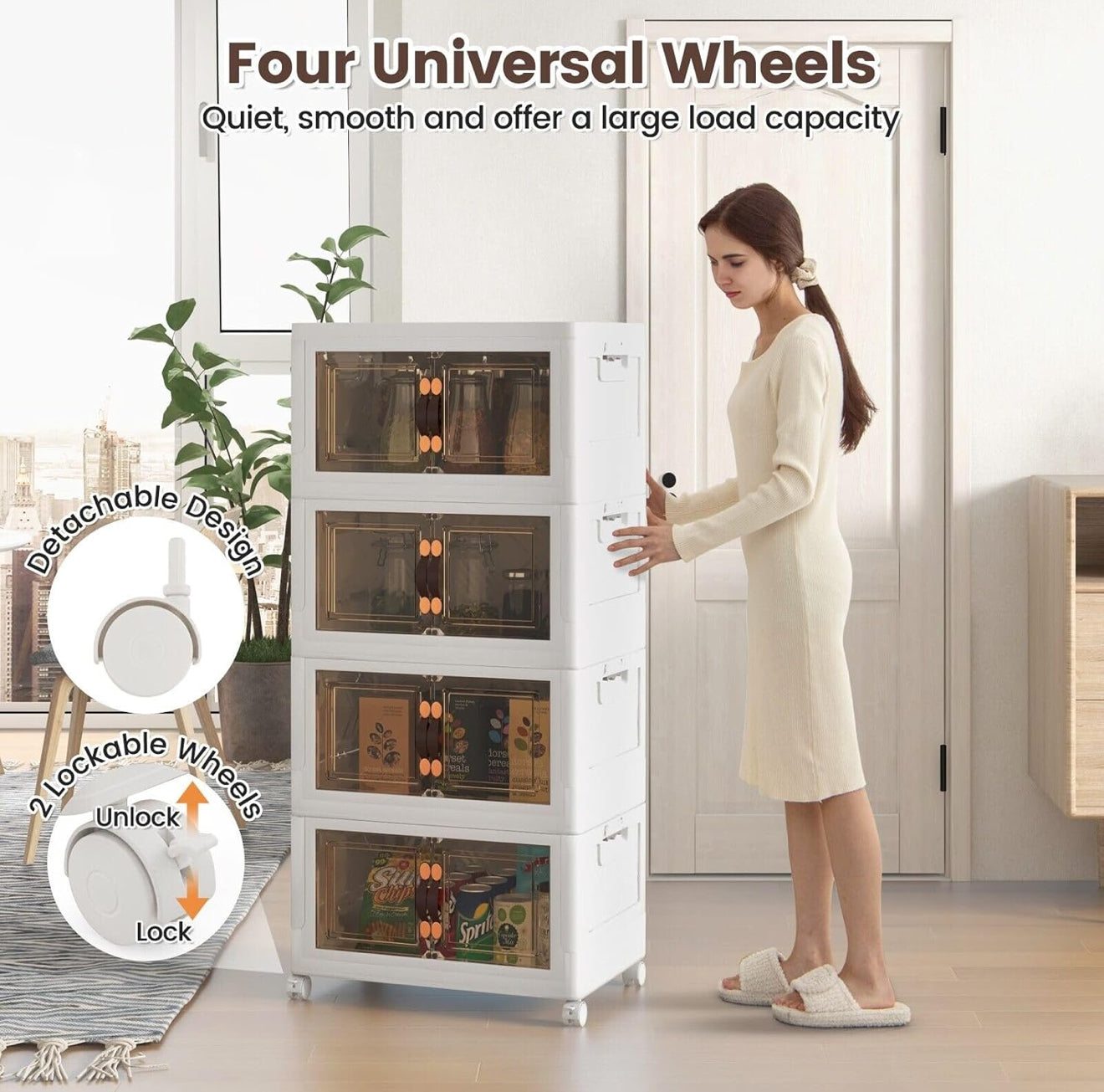 Plastic Storage Organizer 4 Layer
