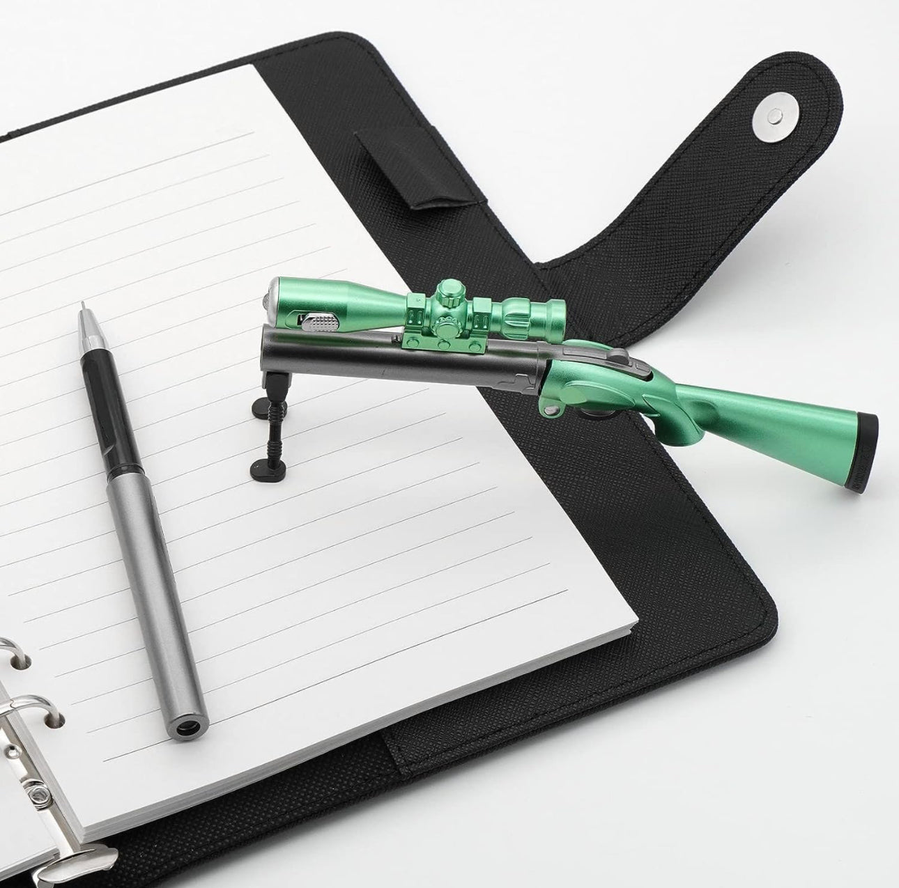 Gun Shape Gel Pen with Luminous LED Sniper