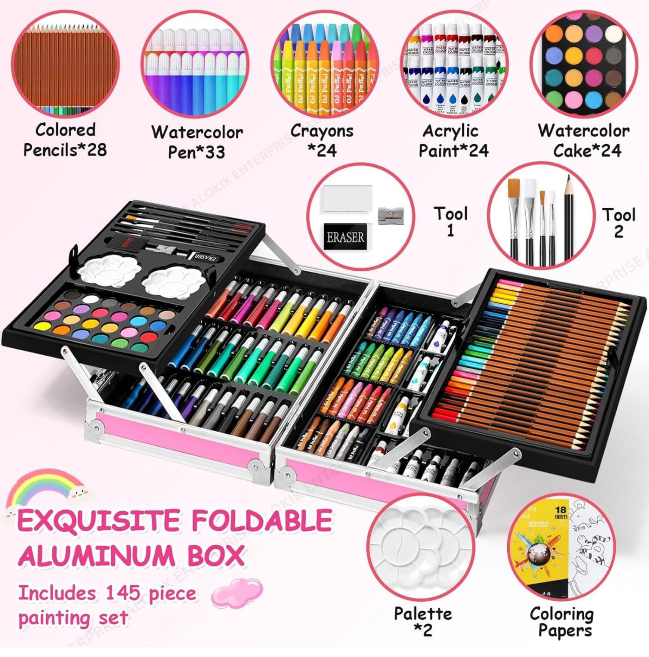 Art Set 145 Pcs