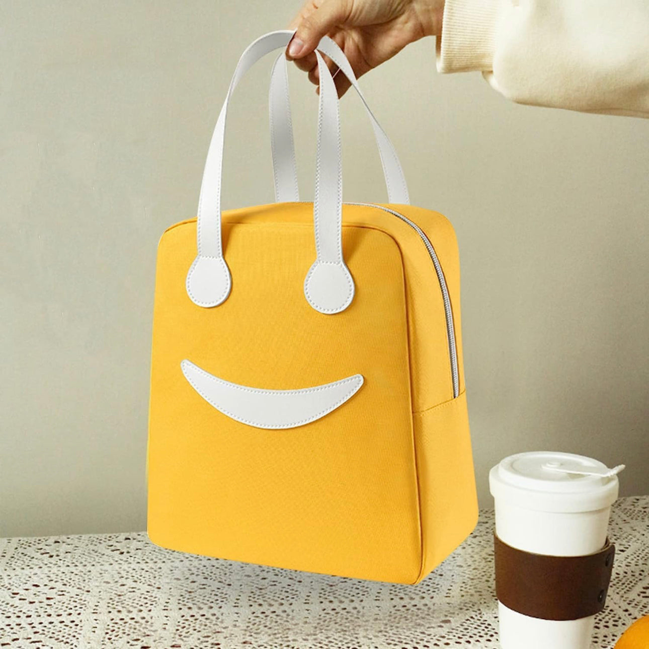 Insulated Smily Lunch Bag