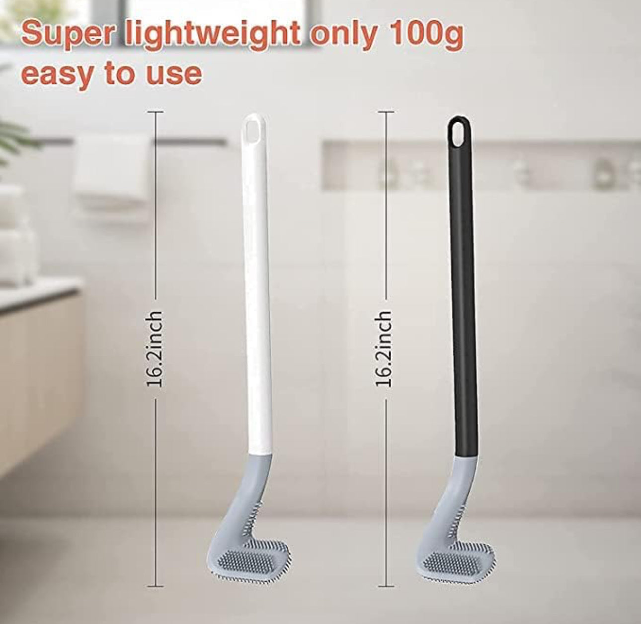 Gulf Silicon Toilet Cleaning Brush