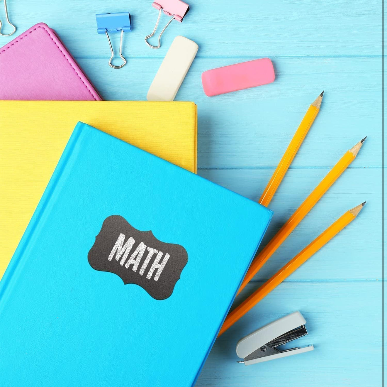 Waterproof Chalkboard Label Stickers With White Marker Pen,