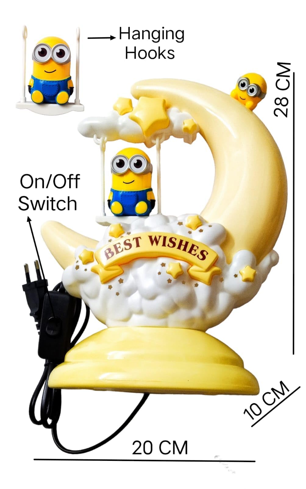 Moonlight Delight - Magical LED Table Night Lamp