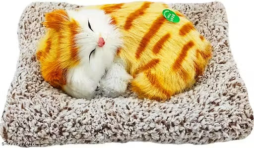Sleeping Cat With Meaw Sound | Musical Cat