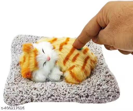 Sleeping Cat With Meaw Sound | Musical Cat