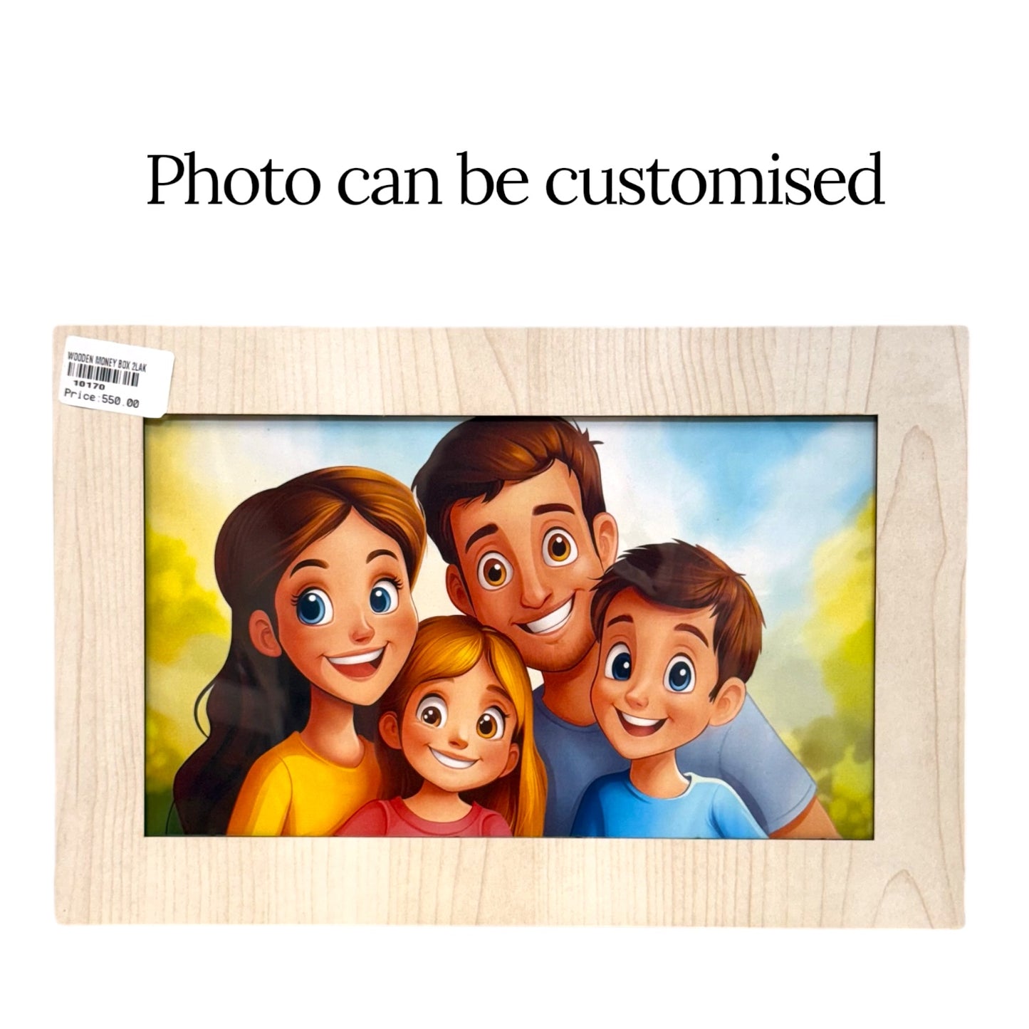 Money Savings Box 50,000 With Customized Photo
