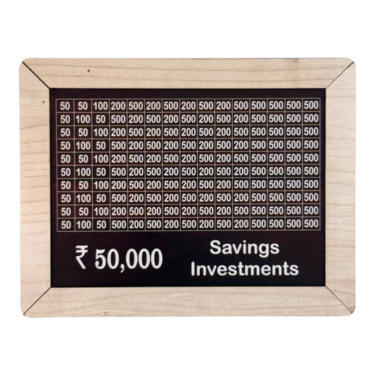 Money Savings Box 50,000 With Customized Photo