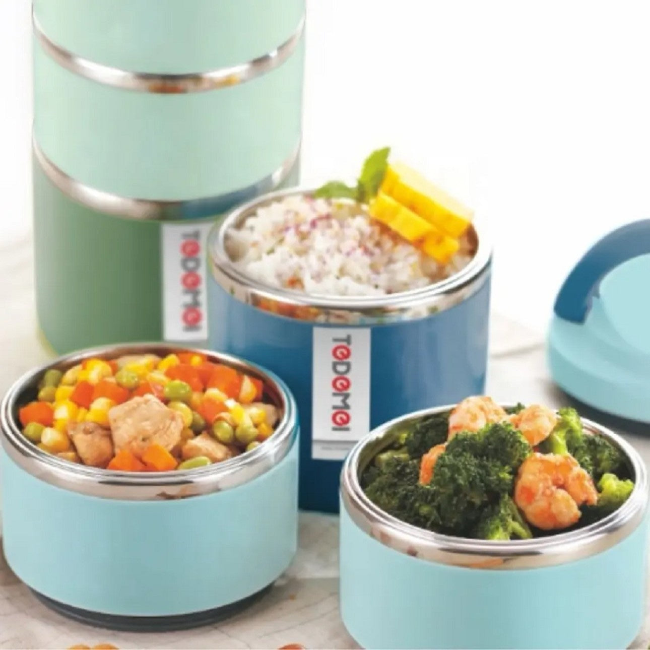 3 Layer Insulated lunch Box