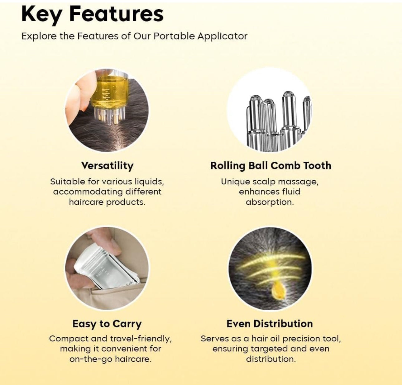 Hair Oil Applicator