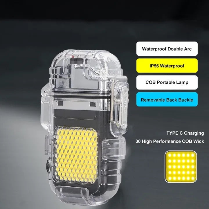 Electric Lighter With Emergency Light
