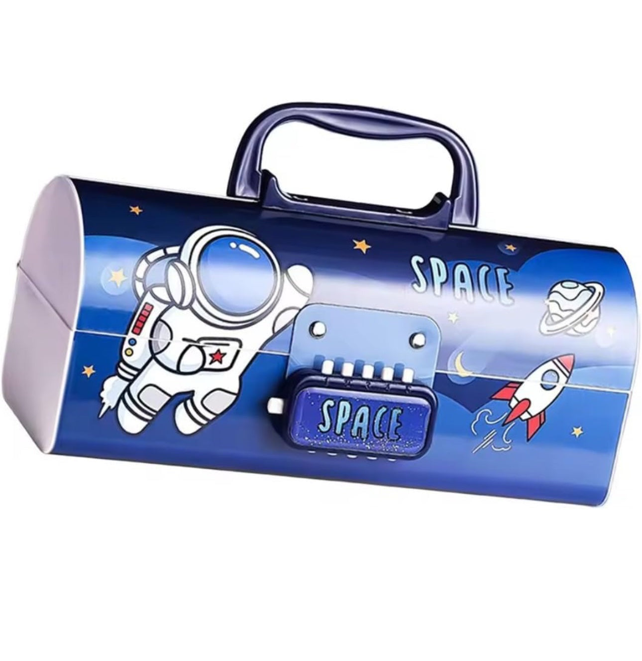 Pen & Pencil Box-Suitcase Style Password Lock