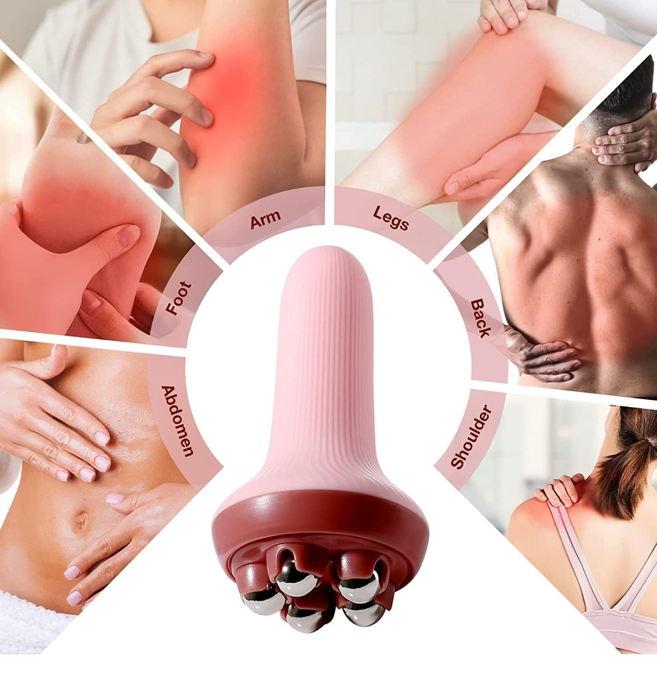 Handheld Massager for Foot, Neck, and Back Pain Relief