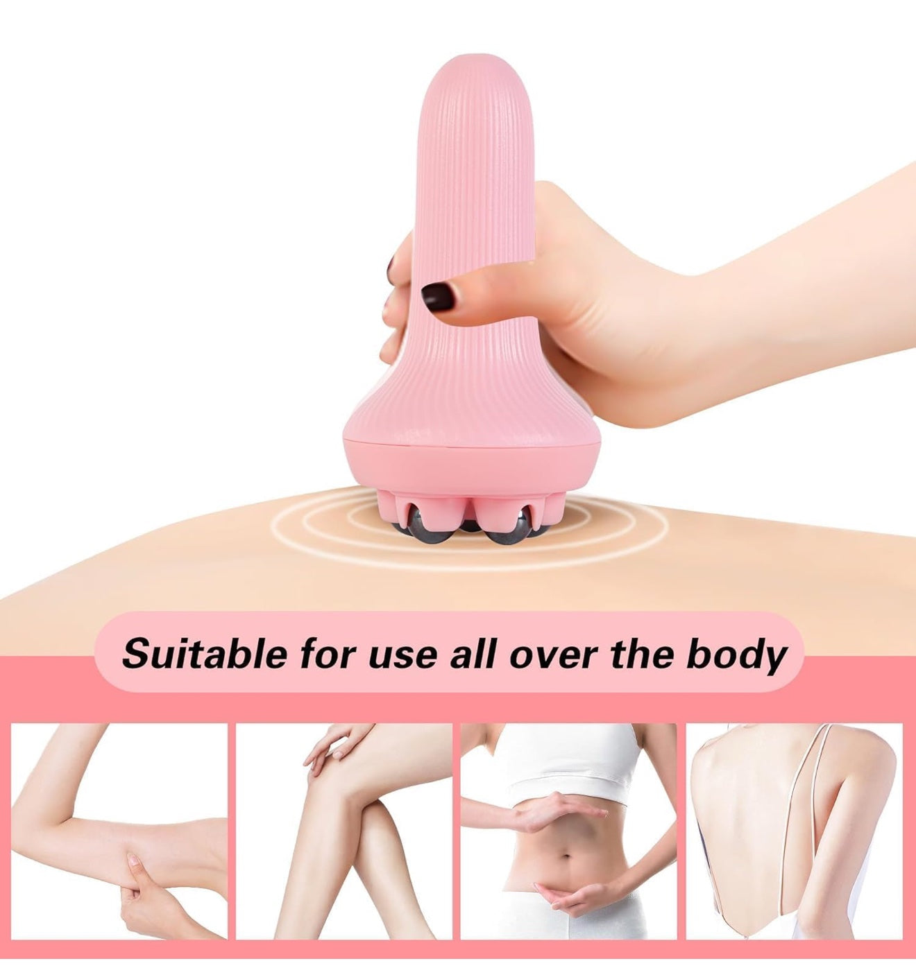 Handheld Massager for Foot, Neck, and Back Pain Relief