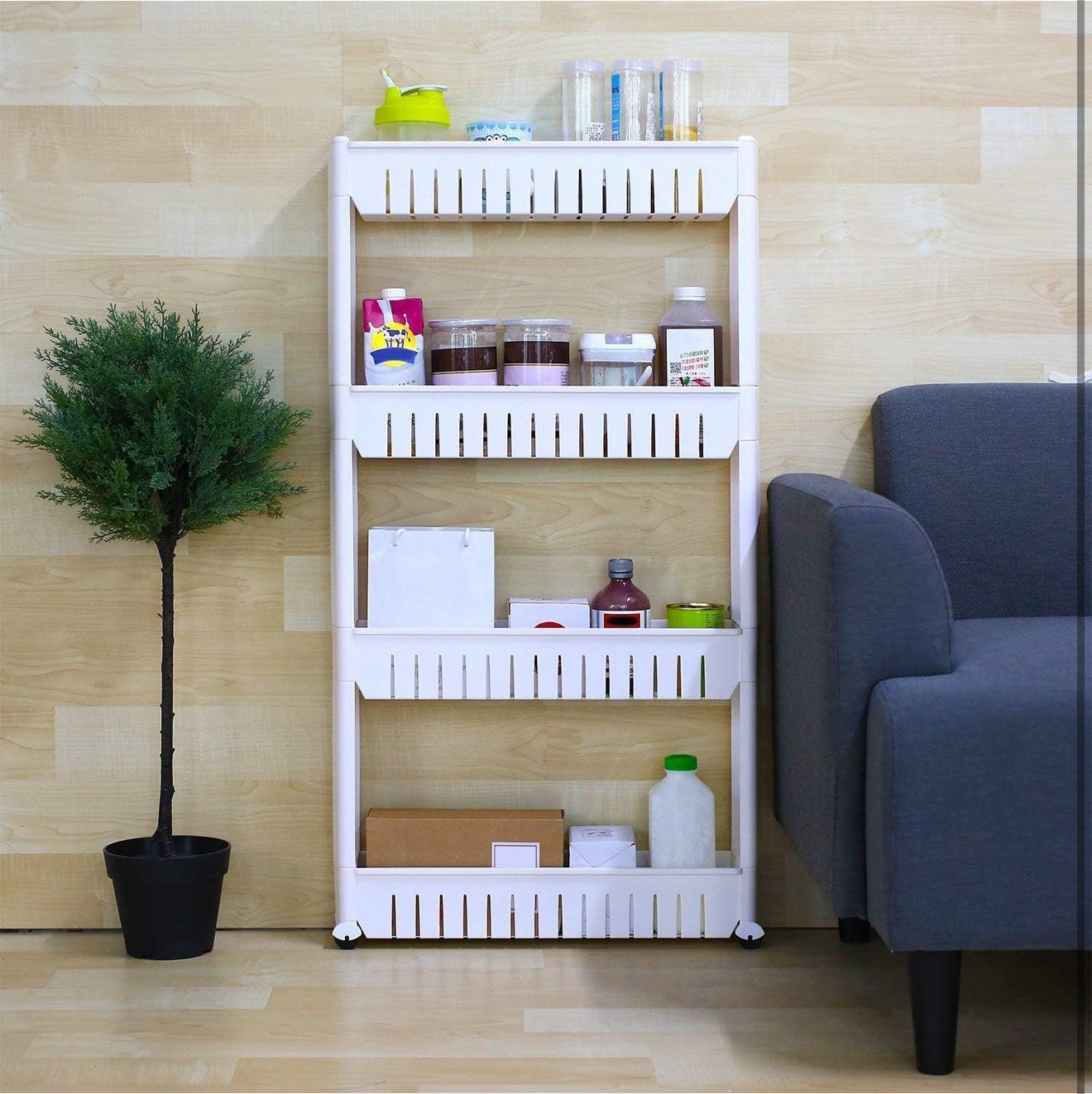 4 Tier Space Saving Storage Organizer