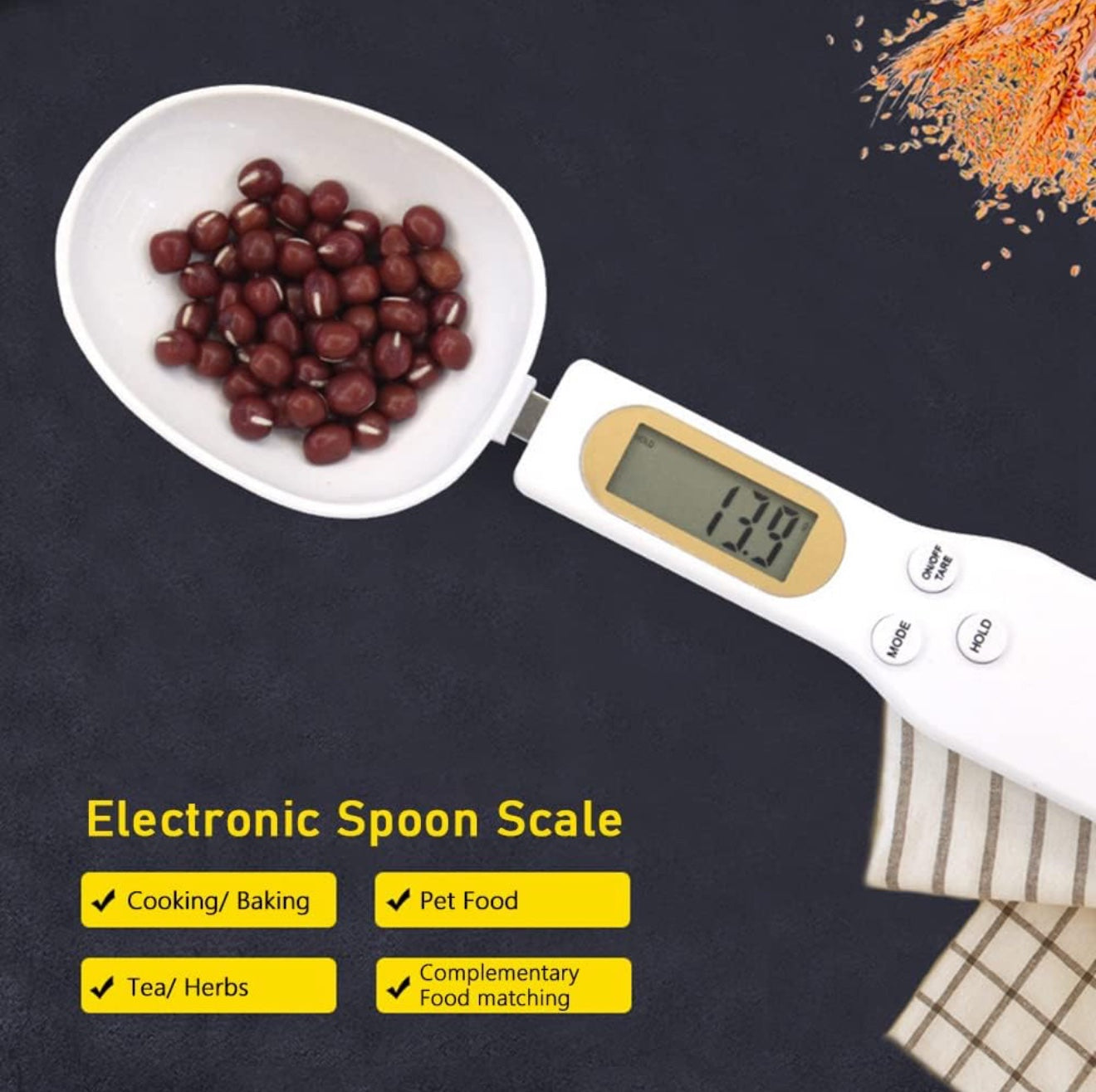 Digital Spoon Scale for Kitchen 500g/ 0.1g