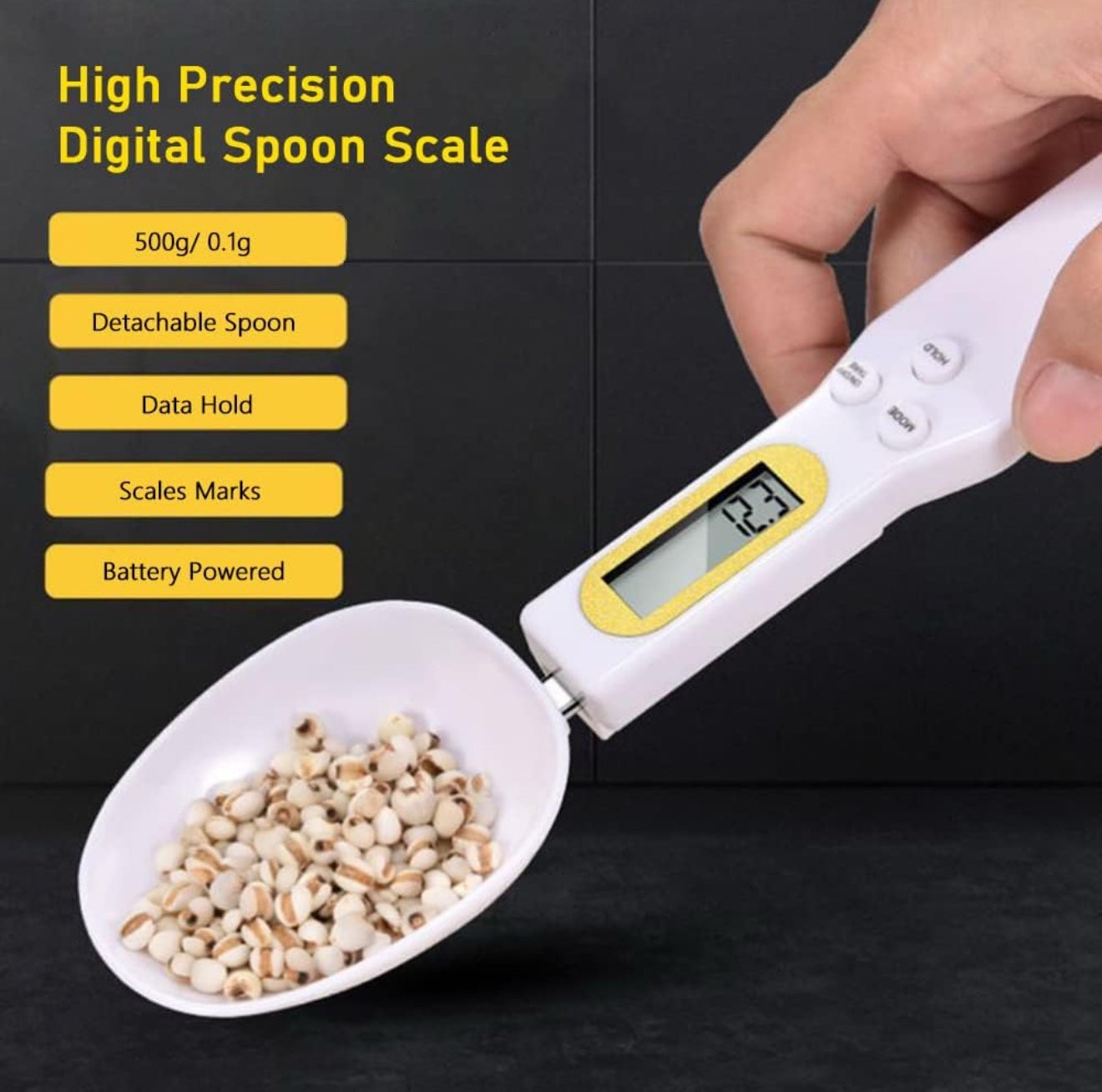 Digital Spoon Scale for Kitchen 500g/ 0.1g